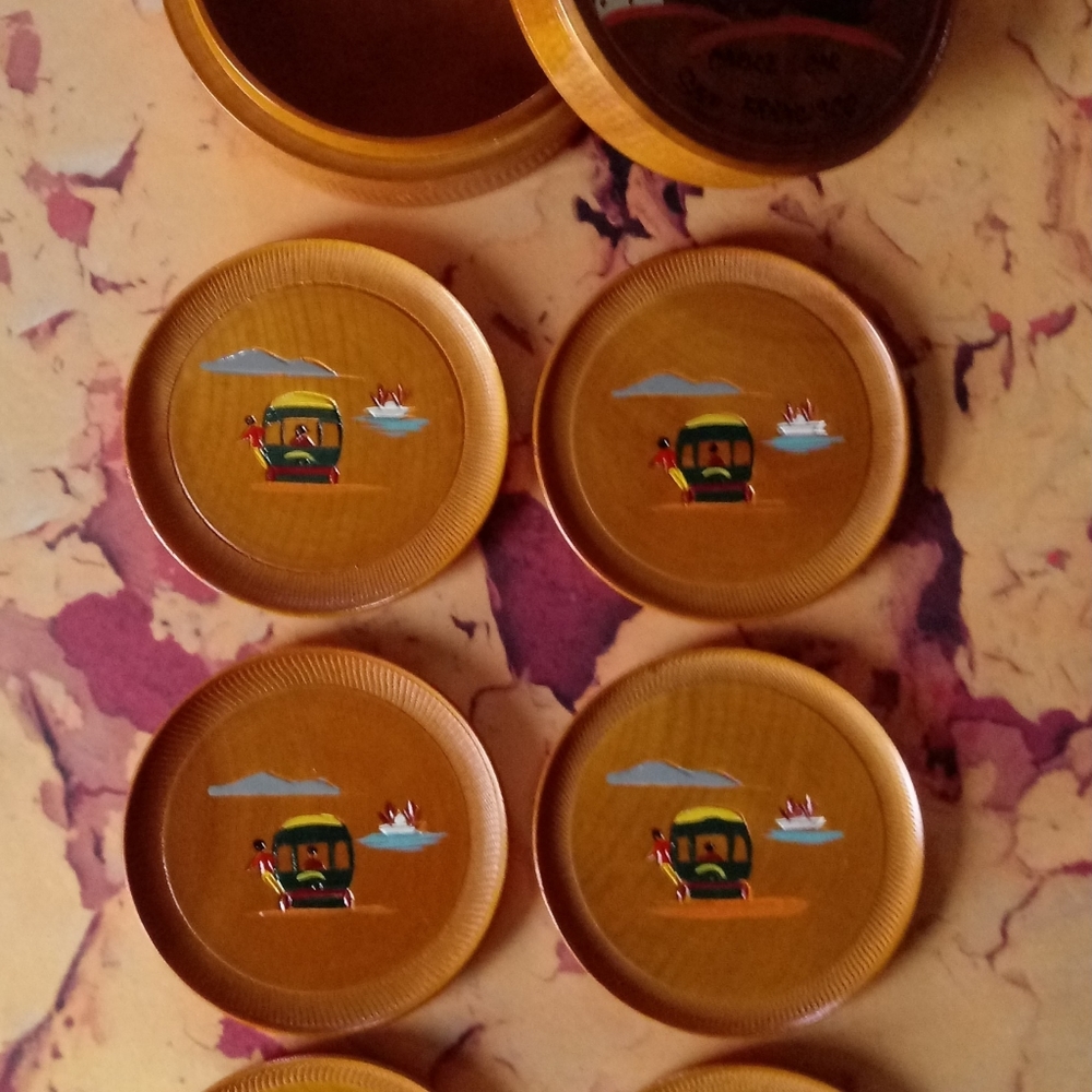Vintage San Francisco Coaster Set - Picture 4 of 5